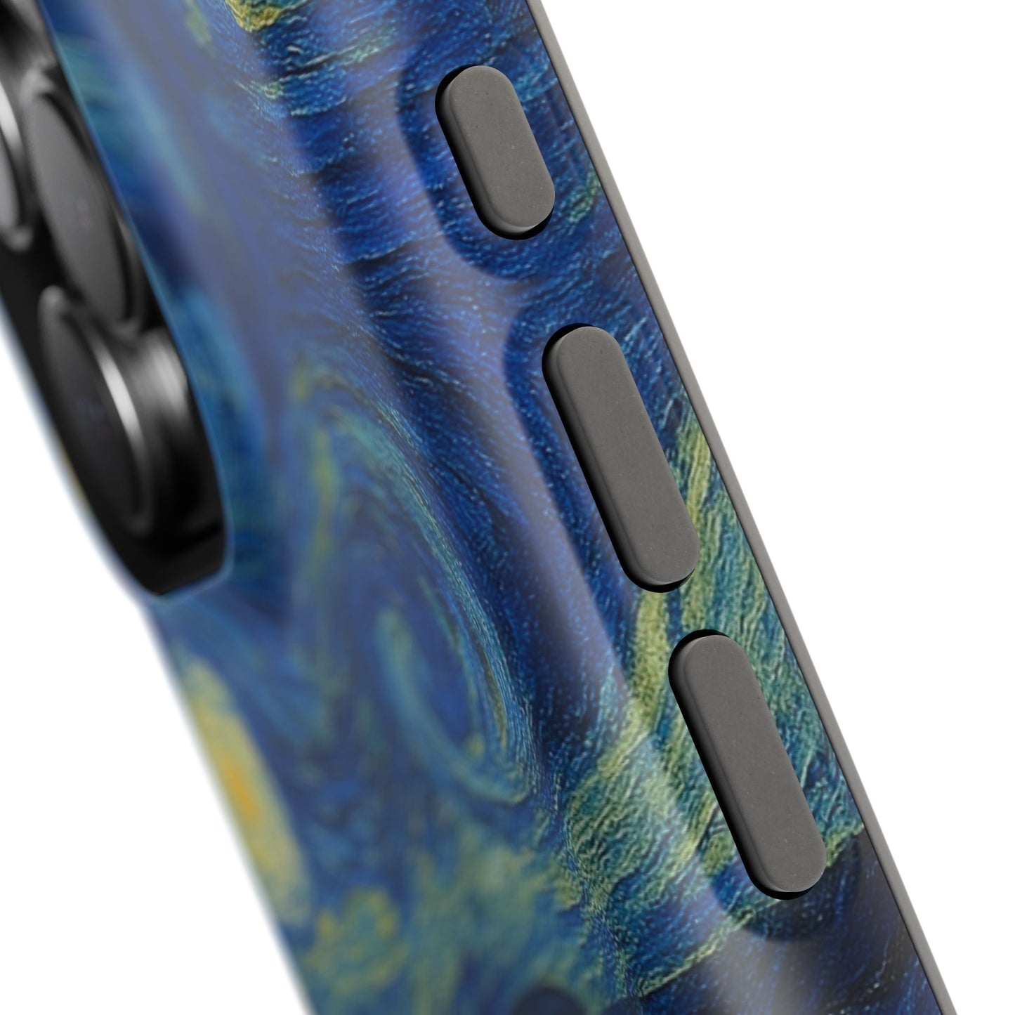 Starry Night Cat โ Van Gogh Inspired โ iPhone 16, 15, 14, 13 โ MagSafe Magnetic Tough Case by HitStickers