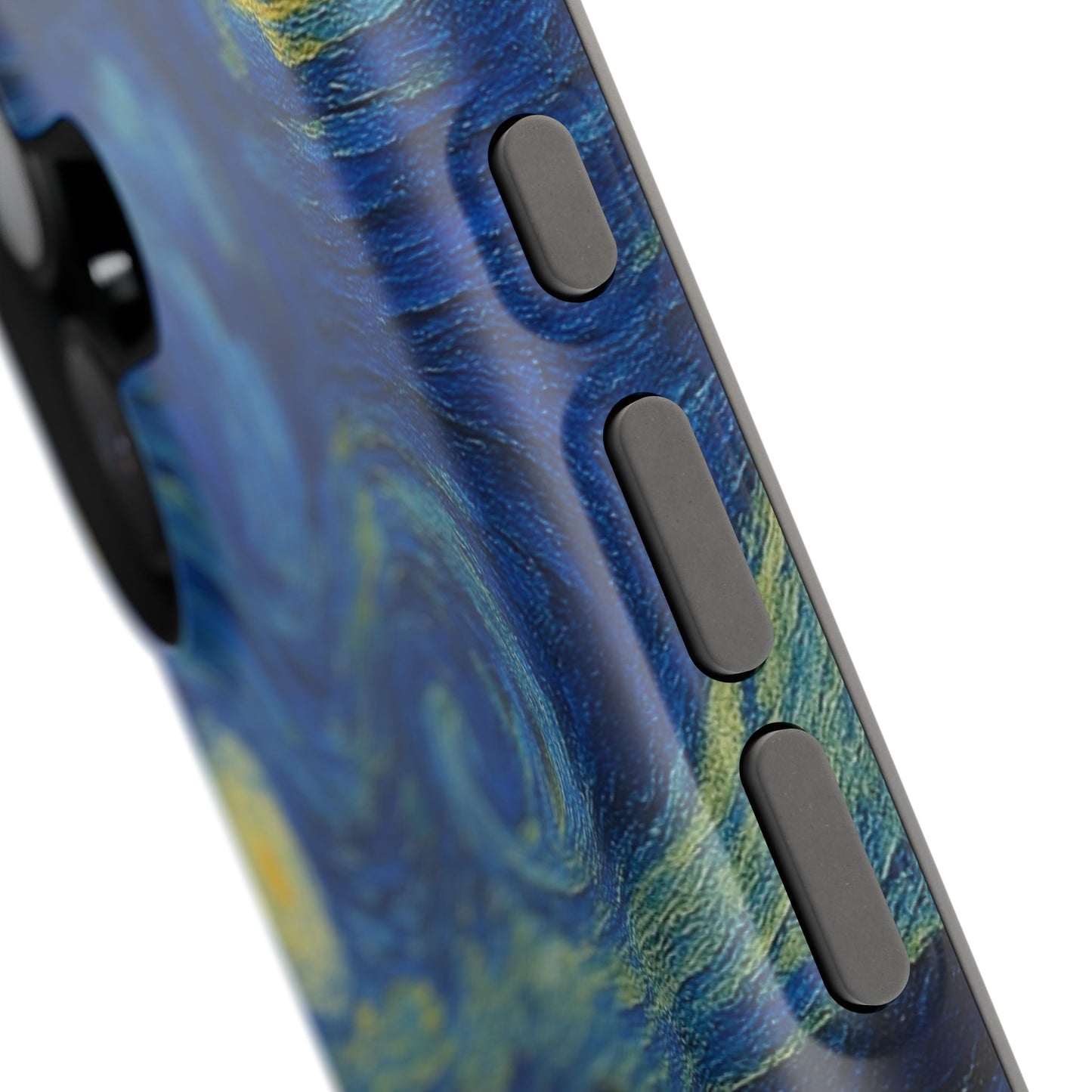 Starry Night Cat โ Van Gogh Inspired โ iPhone 16, 15, 14, 13 โ MagSafe Magnetic Tough Case by HitStickers