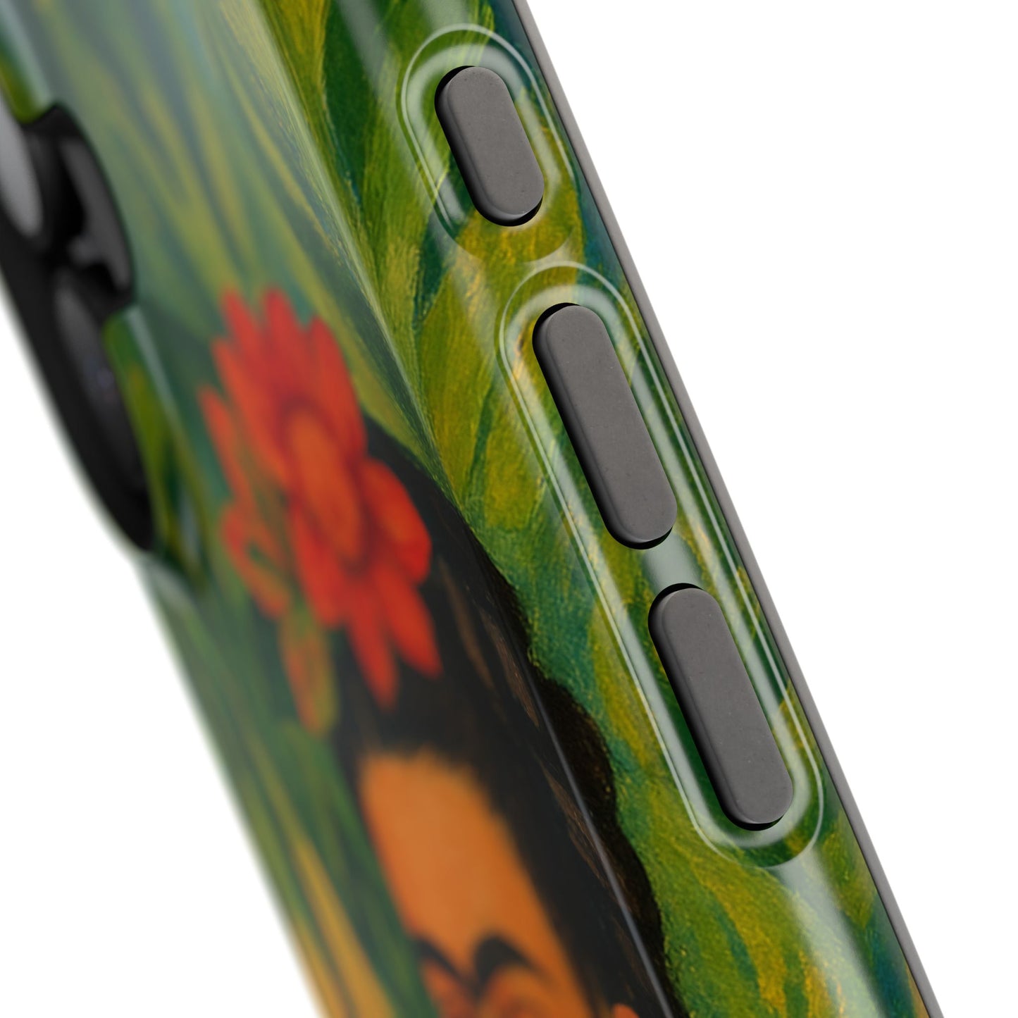 Frida & the Black Cat โ Kahlo Inspired โ iPhone 16, 15, 14, 13 โ MagSafe Magnetic Tough Case by HitStickers