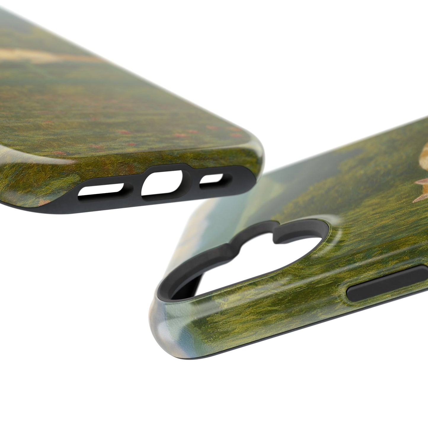 Sleeping Cat on the Japanese Bridge โ Monet Inspired โ iPhone 16, 15, 14, 13 โ MagSafe Magnetic Tough Case by HitStickers