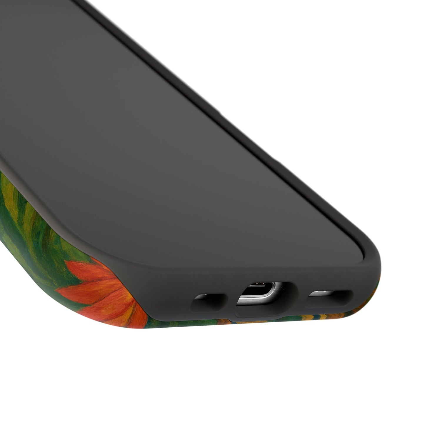 Frida & the Black Cat โ Kahlo Inspired โ iPhone 16, 15, 14, 13 โ MagSafe Magnetic Tough Case by HitStickers