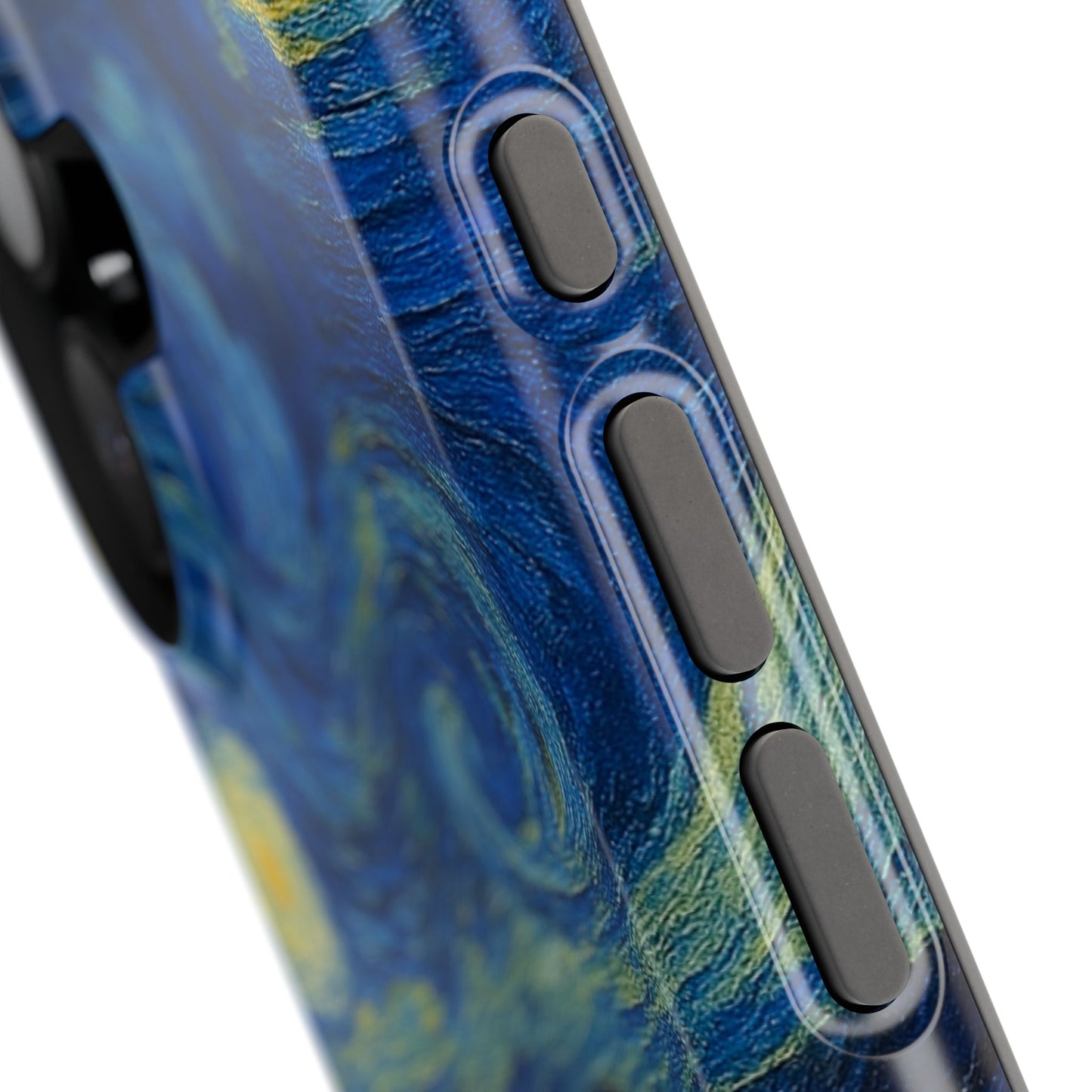 Starry Night Cat โ Van Gogh Inspired โ iPhone 16, 15, 14, 13 โ MagSafe Magnetic Tough Case by HitStickers
