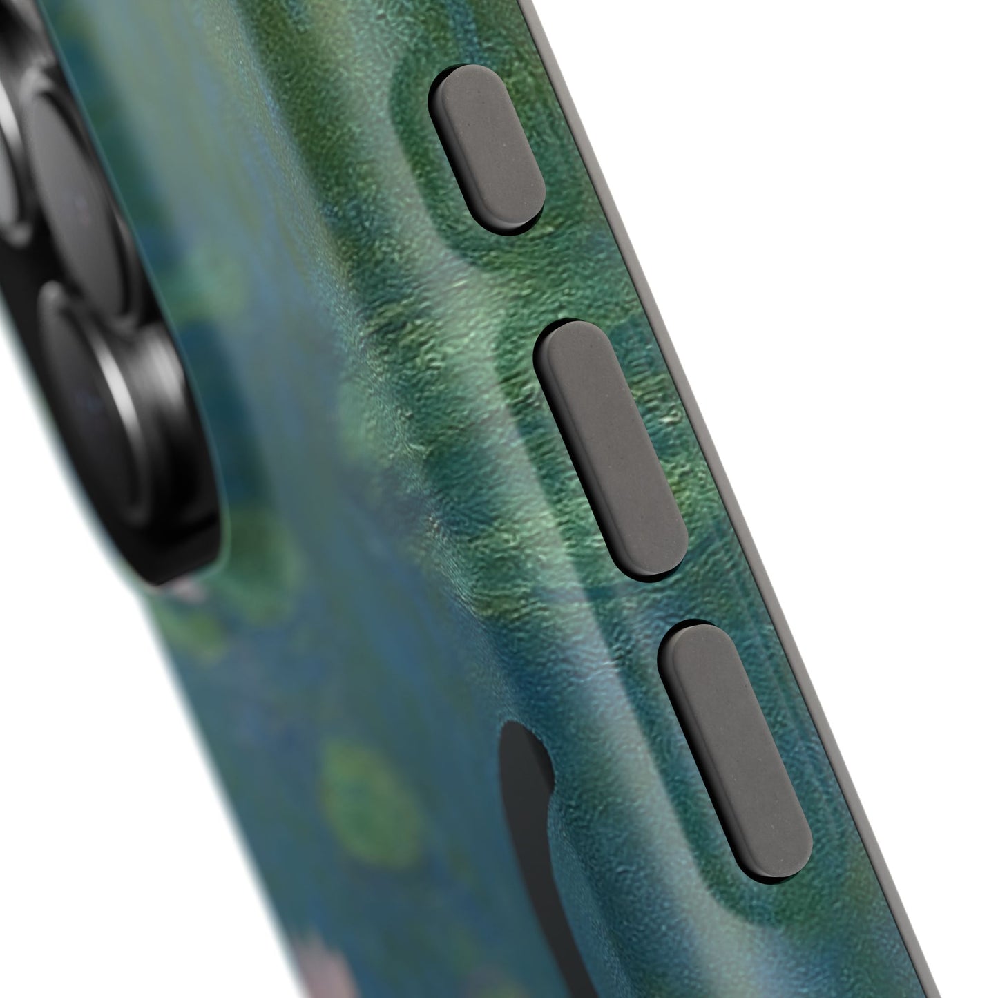 Water Lily Cat โ Monet Inspired โ iPhone 16, 15, 14, 13 โ MagSafe Magnetic Tough Case by HitStickers