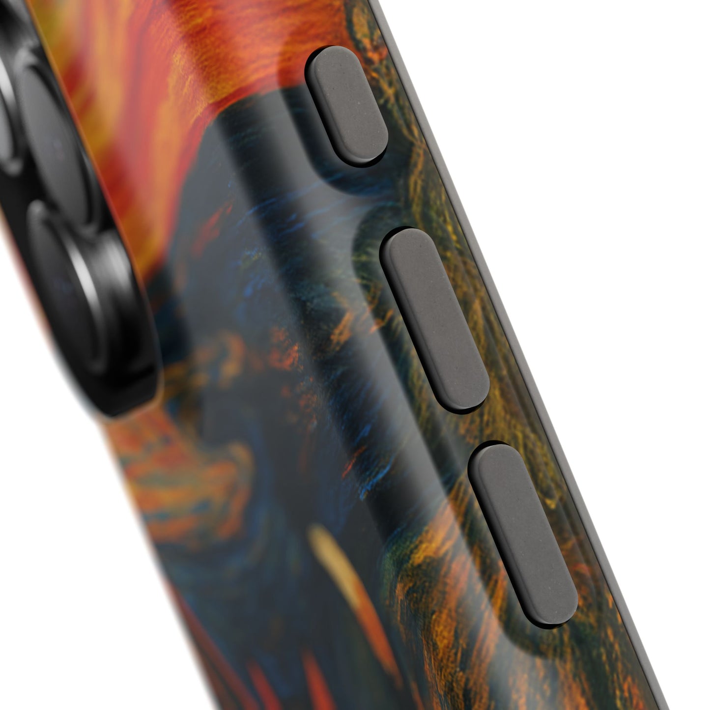 The Cat Scream โ Munch Inspired โ iPhone 16, 15, 14, 13 โ MagSafe Magnetic Tough Case by HitStickers
