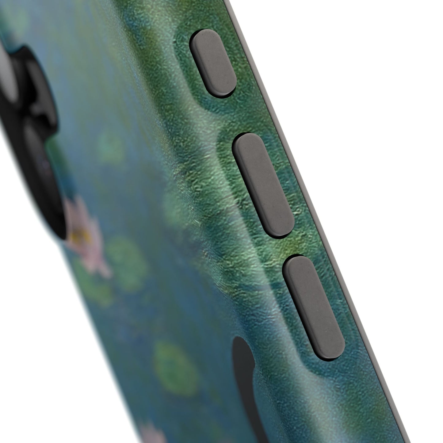 Water Lily Cat โ Monet Inspired โ iPhone 16, 15, 14, 13 โ MagSafe Magnetic Tough Case by HitStickers