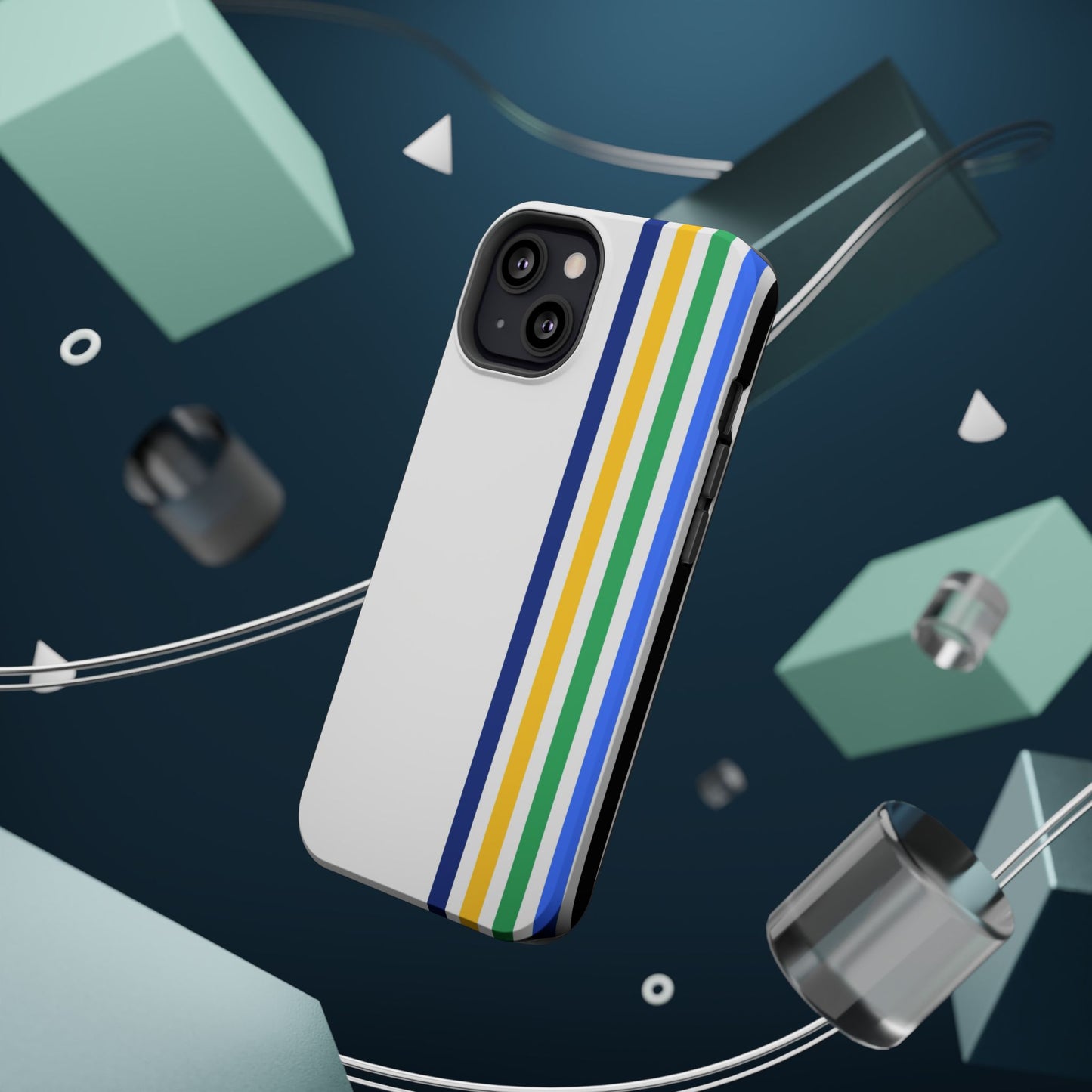 Bright Pulse iPhone 16, 15, 14, 13 - MagSafe Magnetic Tough Case by HitStickers