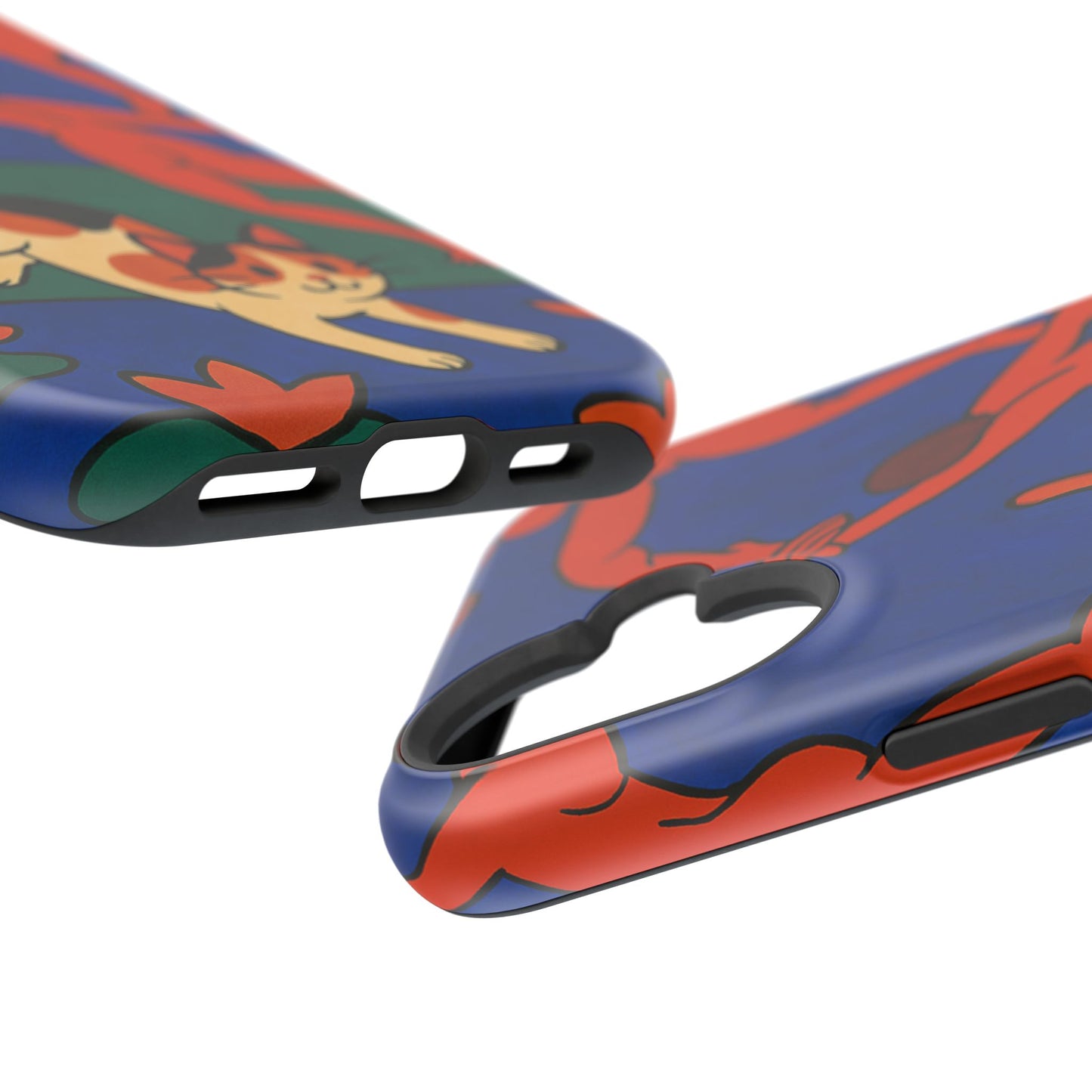 Dancing with the Cat โ Matisse Inspired โ iPhone 16, 15, 14, 13 โ MagSafe Magnetic Tough Case by HitStickers