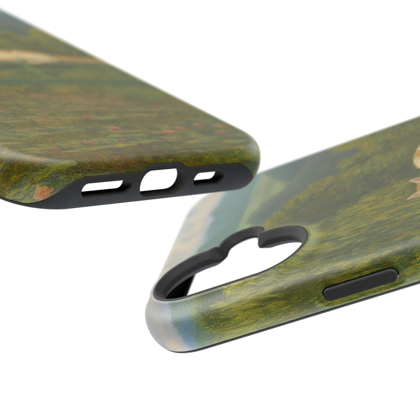 Sleeping Cat on the Japanese Bridge โ Monet Inspired โ iPhone 16, 15, 14, 13 โ MagSafe Magnetic Tough Case by HitStickers