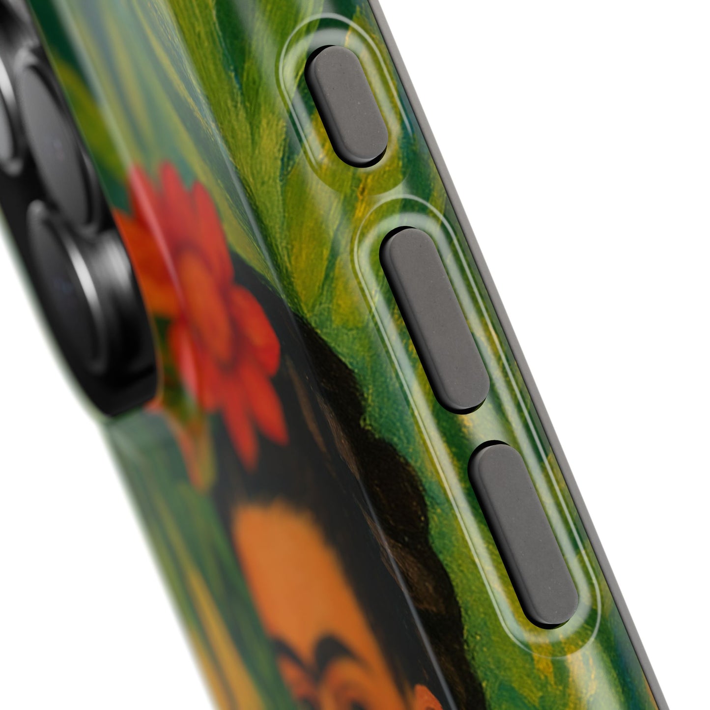 Frida & the Black Cat โ Kahlo Inspired โ iPhone 16, 15, 14, 13 โ MagSafe Magnetic Tough Case by HitStickers