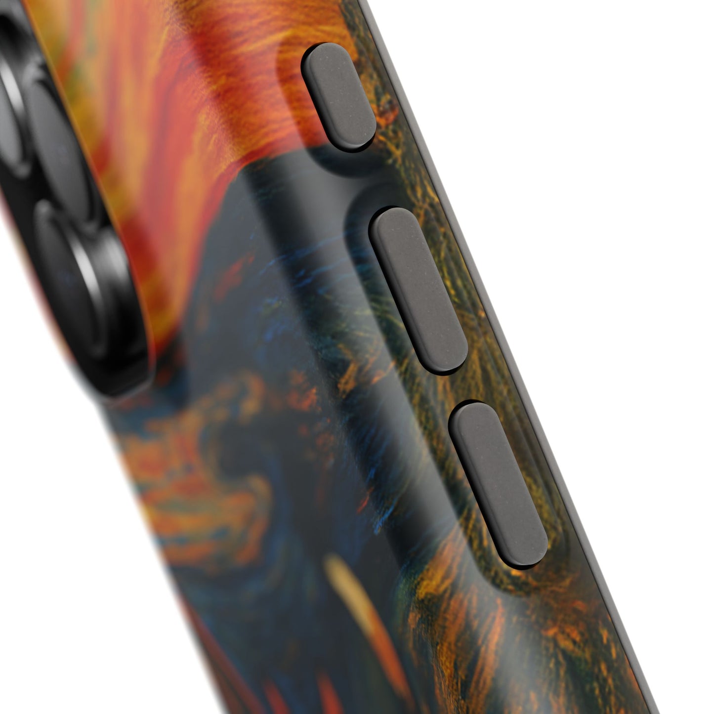 The Cat Scream โ Munch Inspired โ iPhone 16, 15, 14, 13 โ MagSafe Magnetic Tough Case by HitStickers