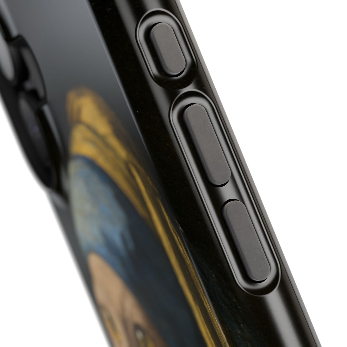 Cat with a Pearl Earring โ Vermeer Inspired โ iPhone 16, 15, 14, 13 โ MagSafe Magnetic Tough Case by HitStickers