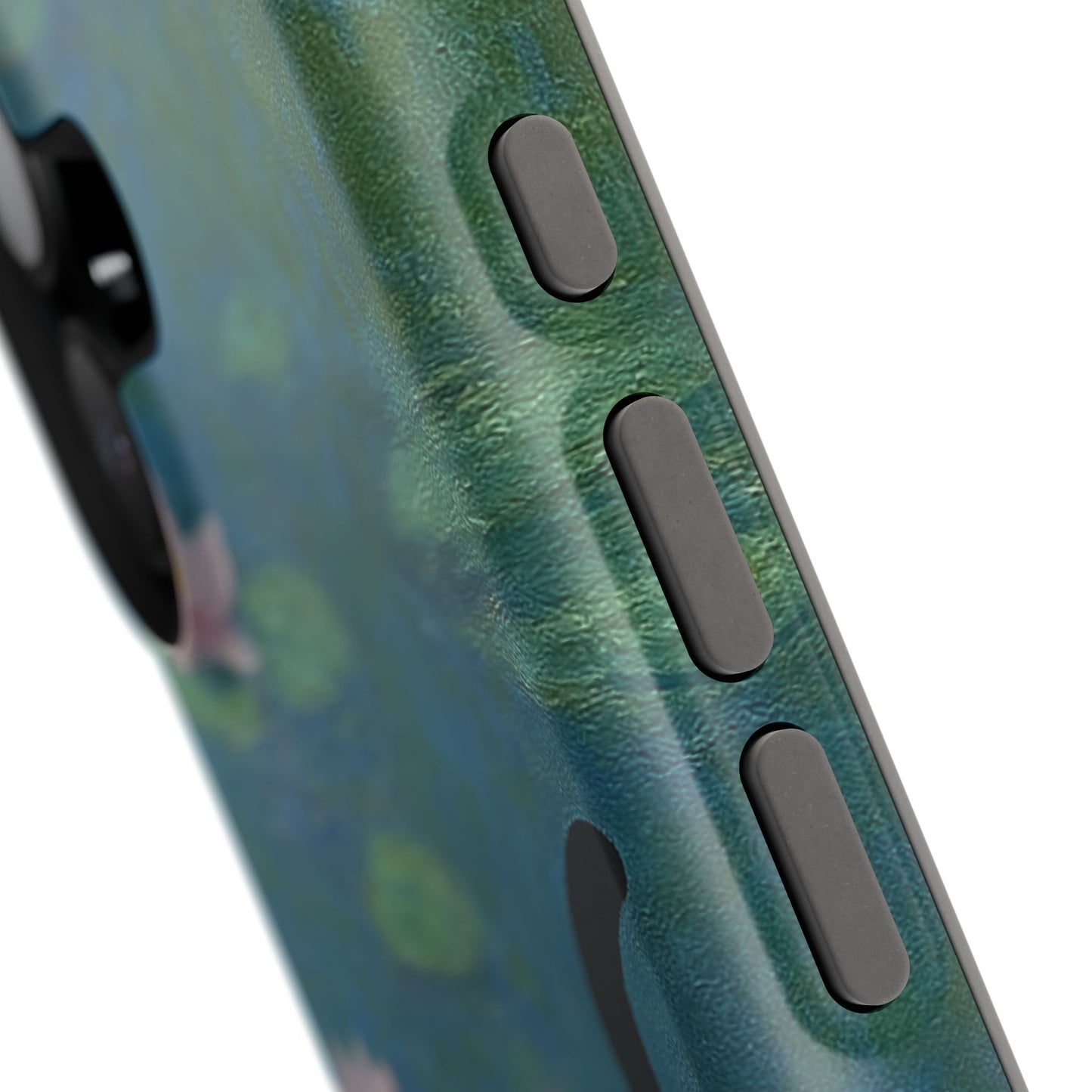 Water Lily Cat โ Monet Inspired โ iPhone 16, 15, 14, 13 โ MagSafe Magnetic Tough Case by HitStickers