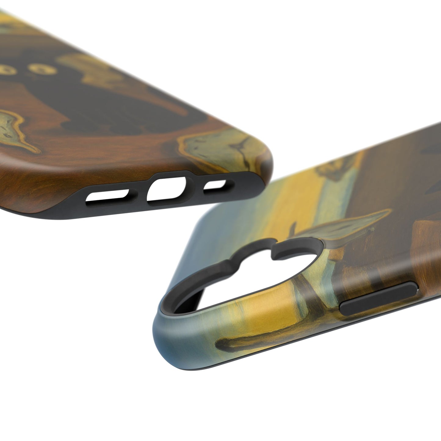 The Cat of Melting Time – Dalí Inspired – iPhone 16, 15, 14, 13 – MagSafe Magnetic Tough Case by HitStickers