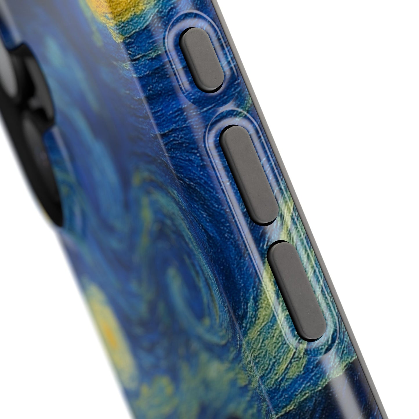 Starry Night Cat โ Van Gogh Inspired โ iPhone 16, 15, 14, 13 โ MagSafe Magnetic Tough Case by HitStickers
