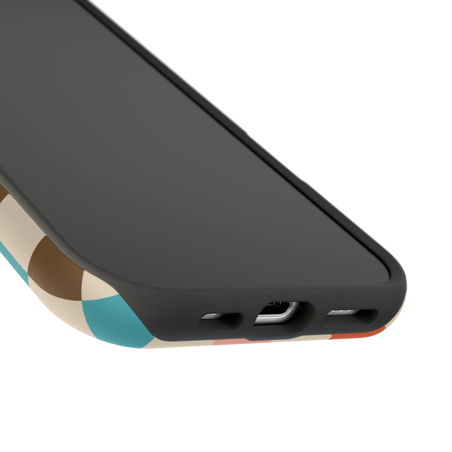Retro Check Pop – iPhone 16, 15, 14, 13 – MagSafe Magnetic Tough Case by HitStickers