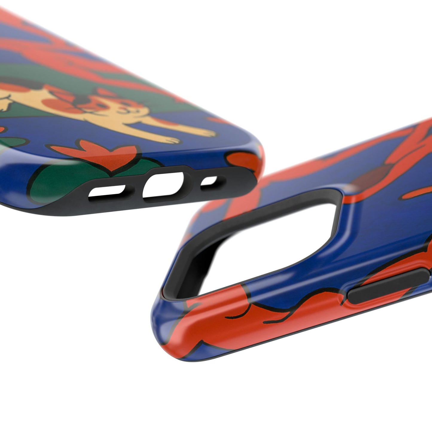 Dancing with the Cat – Matisse Inspired – iPhone 16, 15, 14, 13 – MagSafe Magnetic Tough Case by HitStickers