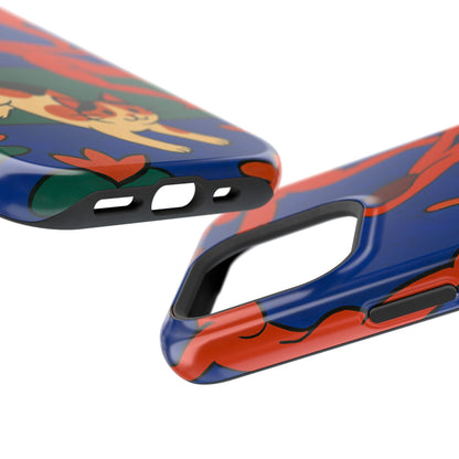 Dancing with the Cat – Matisse Inspired – iPhone 16, 15, 14, 13 – MagSafe Magnetic Tough Case by HitStickers