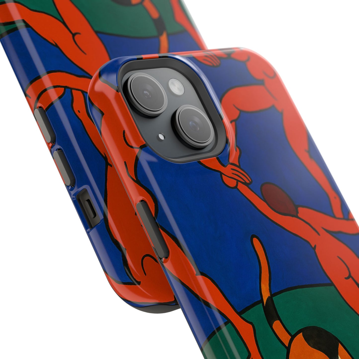 Dancing with the Cat – Matisse Inspired – iPhone 16, 15, 14, 13 – MagSafe Magnetic Tough Case by HitStickers