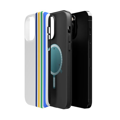 Bright Pulse iPhone 16, 15, 14, 13 - MagSafe Magnetic Tough Case by HitStickers