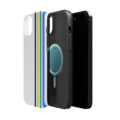 Bright Pulse iPhone 16, 15, 14, 13 - MagSafe Magnetic Tough Case by HitStickers