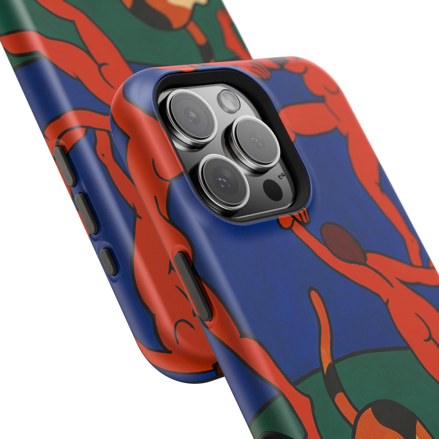 Dancing with the Cat – Matisse Inspired – iPhone 16, 15, 14, 13 – MagSafe Magnetic Tough Case by HitStickers