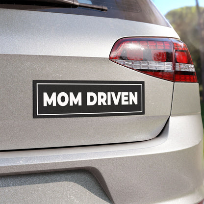 Mom Driven Car Magnet – Funny Mom Car Decal, Cute Parent Bumper Magnet, Durable Weatherproof Car Accessory