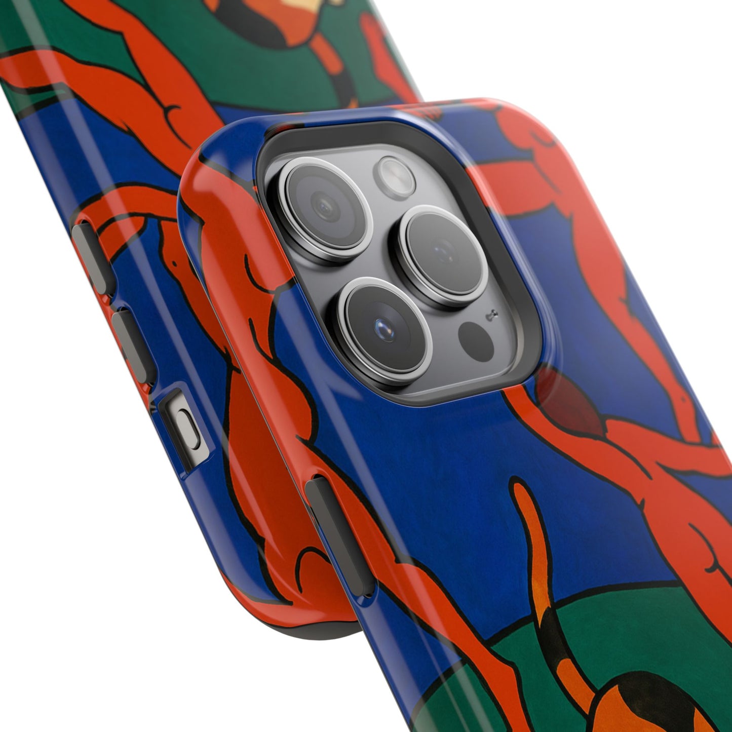 Dancing with the Cat – Matisse Inspired – iPhone 16, 15, 14, 13 – MagSafe Magnetic Tough Case by HitStickers