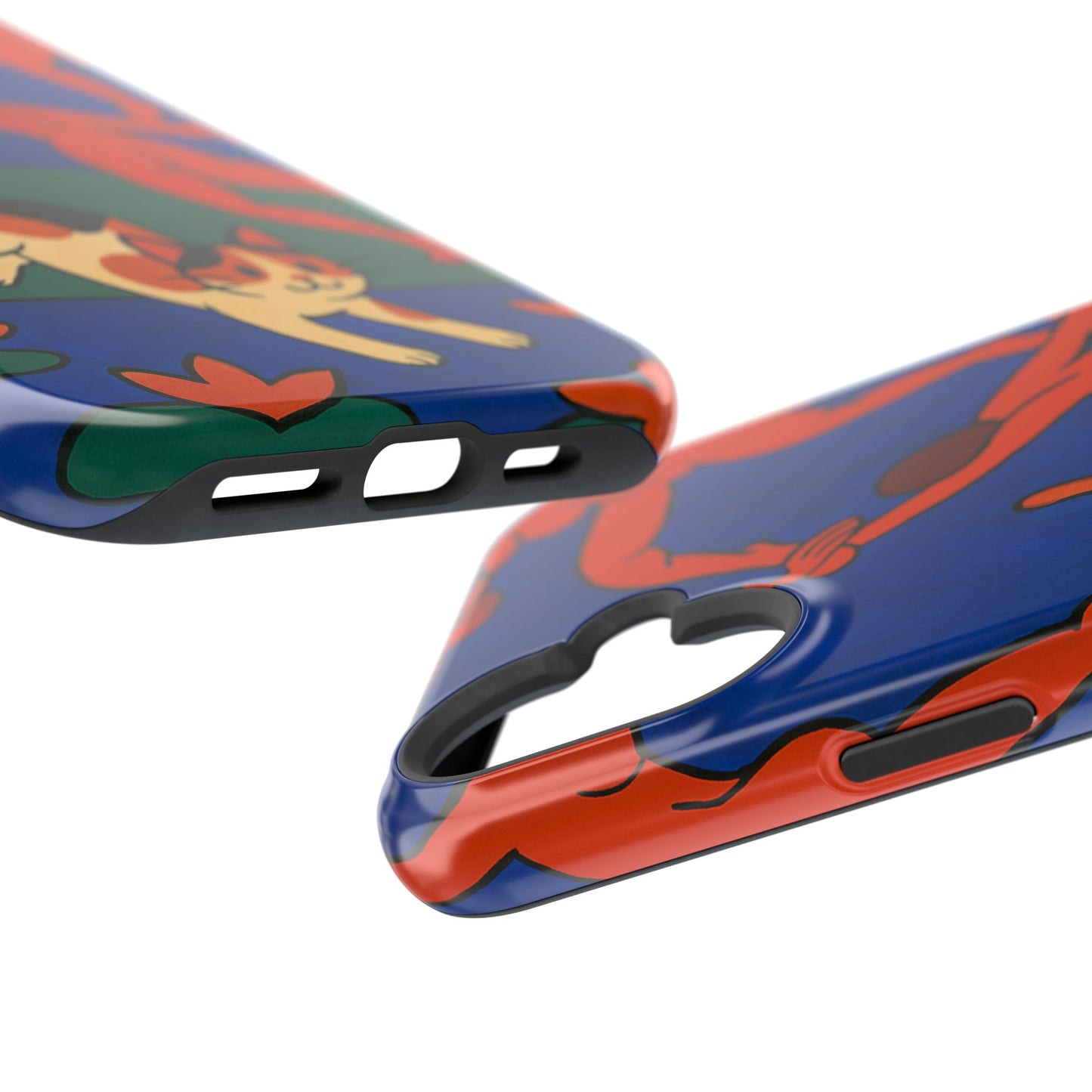 Dancing with the Cat – Matisse Inspired – iPhone 16, 15, 14, 13 – MagSafe Magnetic Tough Case by HitStickers