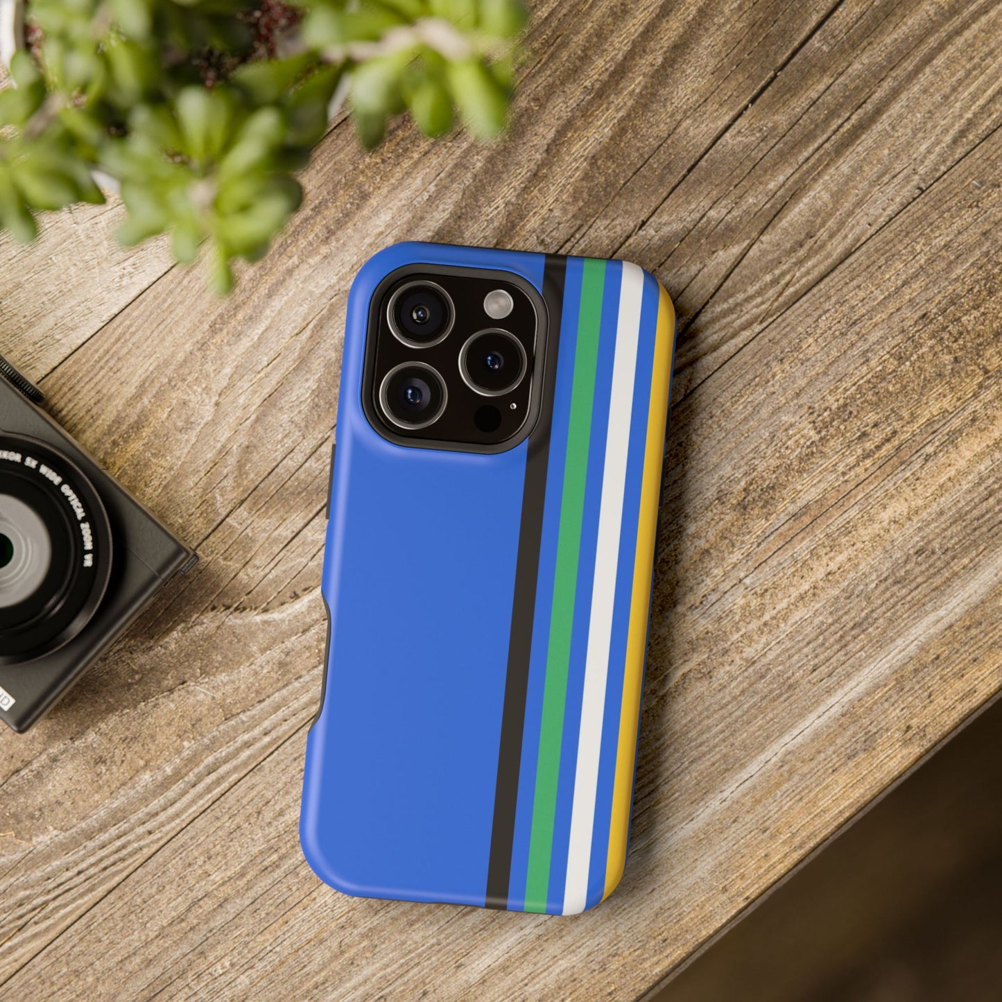 Electric Stripes iPhone 16, 15, 14, 13 - MagSafe Magnetic Tough Case by HitStickers