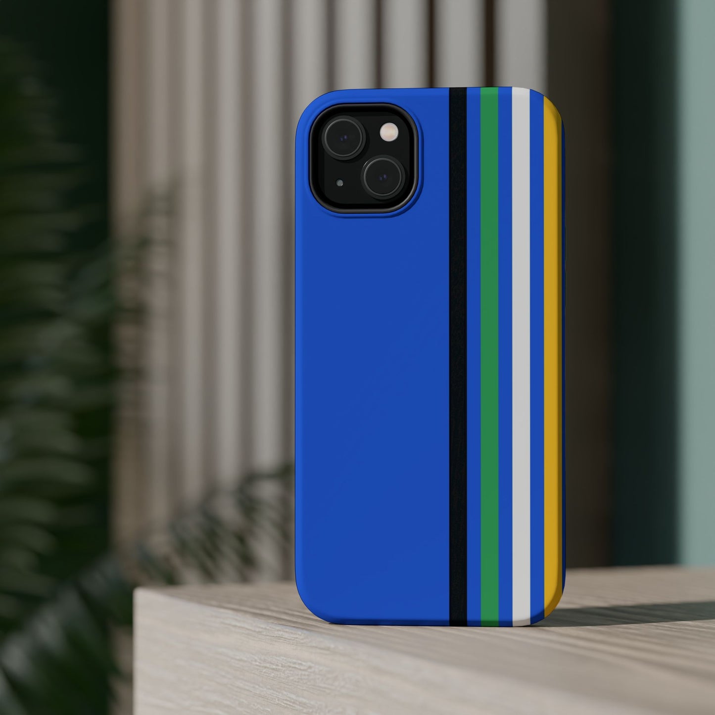Electric Stripes iPhone 16, 15, 14, 13 - MagSafe Magnetic Tough Case by HitStickers