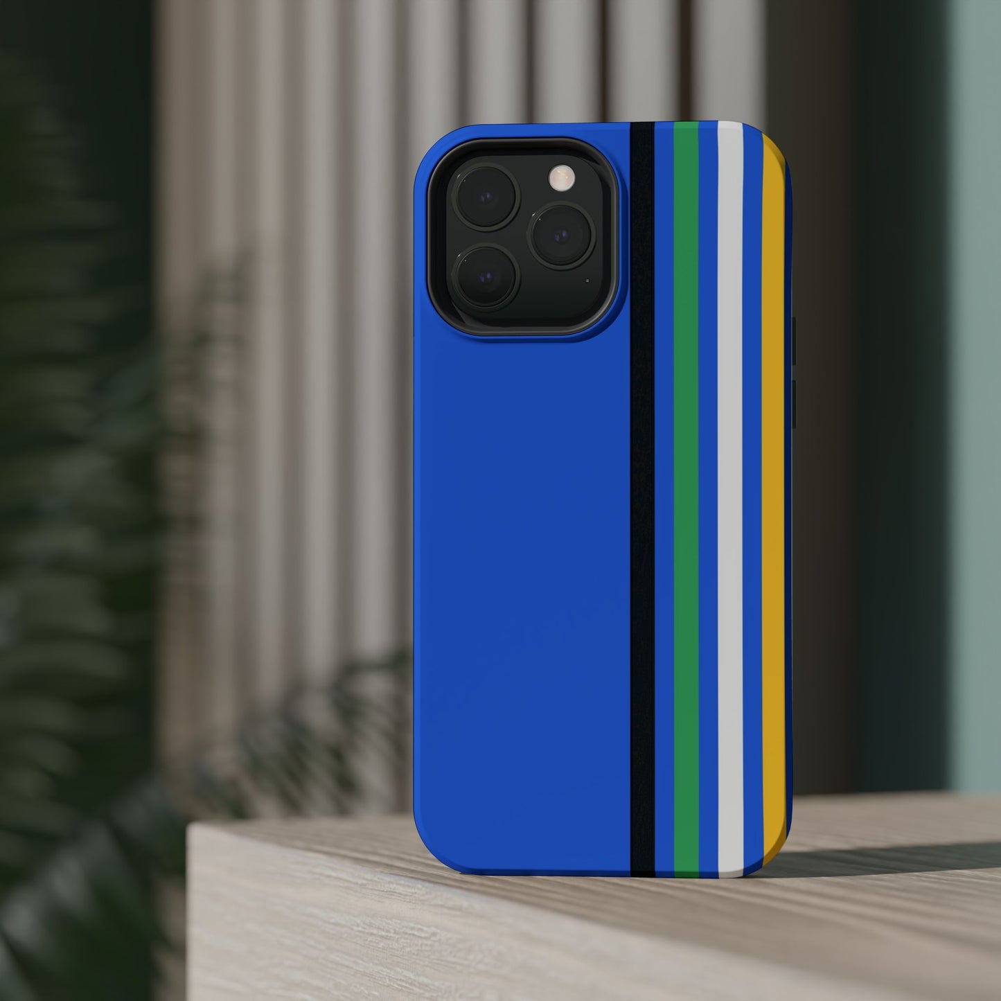 Electric Stripes iPhone 16, 15, 14, 13 - MagSafe Magnetic Tough Case by HitStickers