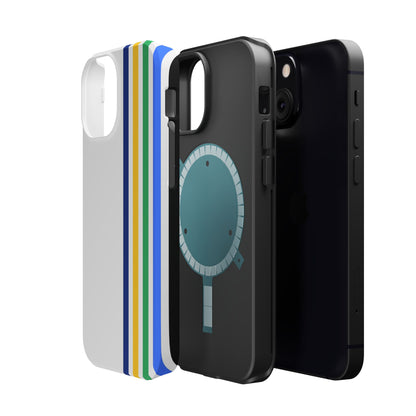 Bright Pulse iPhone 16, 15, 14, 13 - MagSafe Magnetic Tough Case by HitStickers