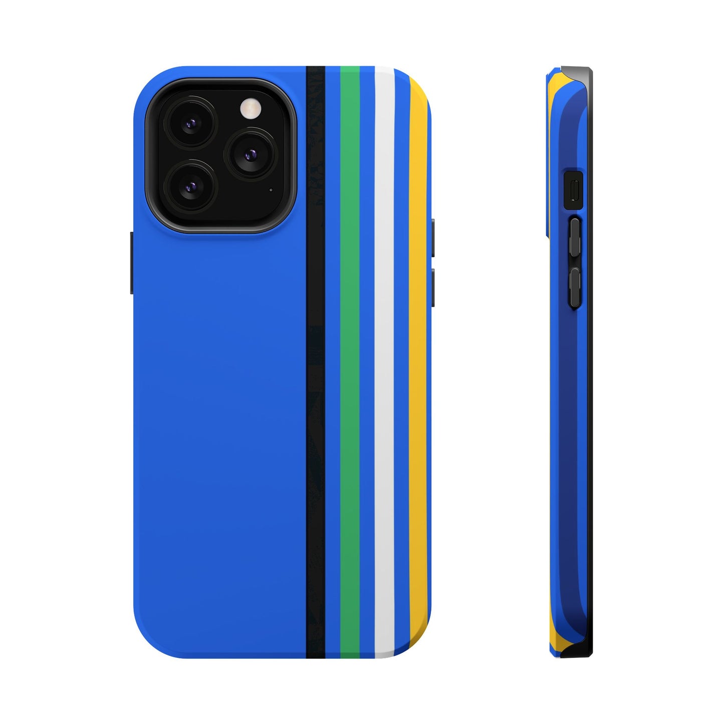 Electric Stripes iPhone 16, 15, 14, 13 - MagSafe Magnetic Tough Case by HitStickers