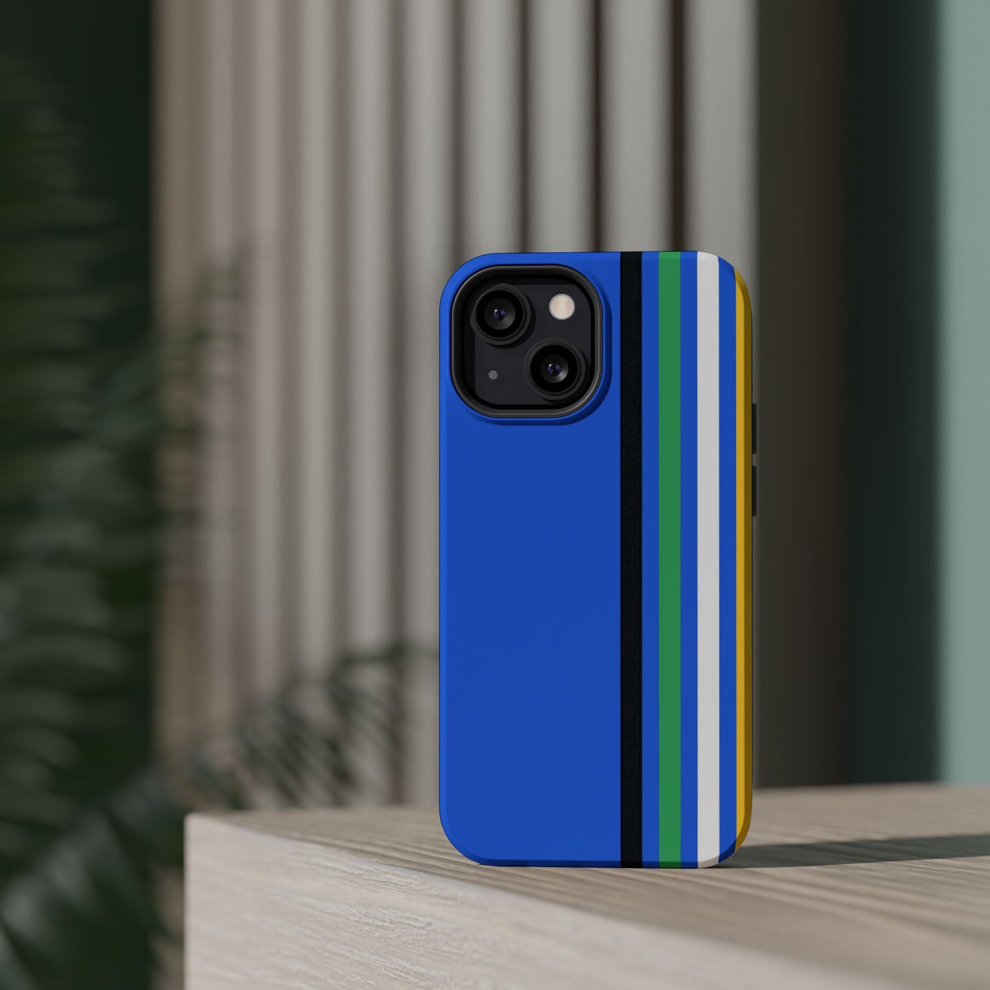 Electric Stripes iPhone 16, 15, 14, 13 - MagSafe Magnetic Tough Case by HitStickers