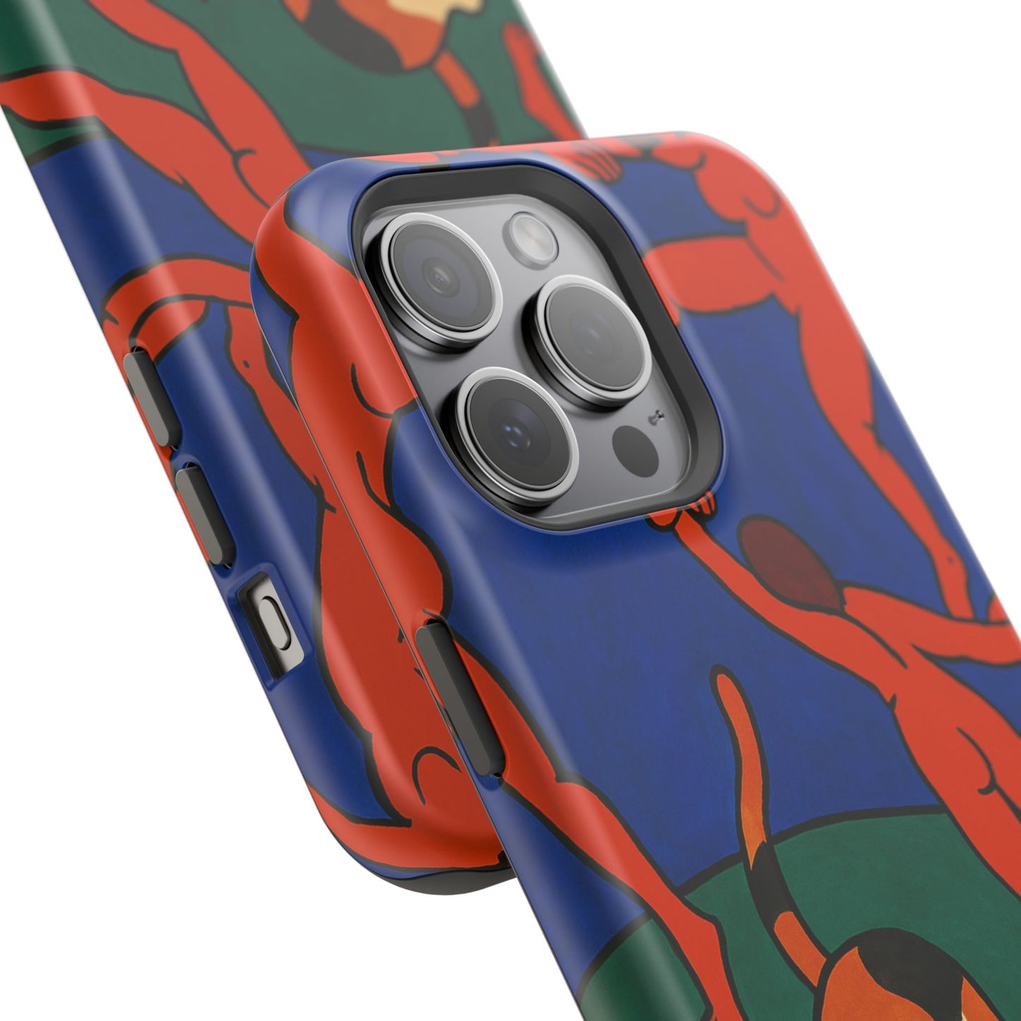 Dancing with the Cat – Matisse Inspired – iPhone 16, 15, 14, 13 – MagSafe Magnetic Tough Case by HitStickers
