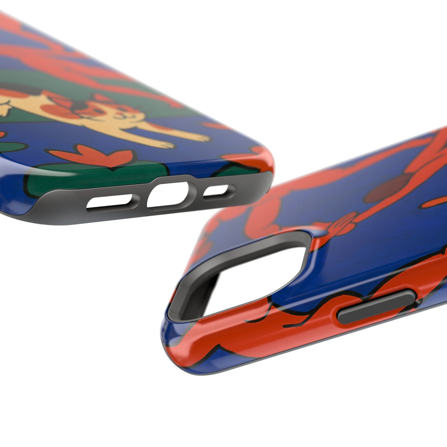 Dancing with the Cat – Matisse Inspired – iPhone 16, 15, 14, 13 – MagSafe Magnetic Tough Case by HitStickers
