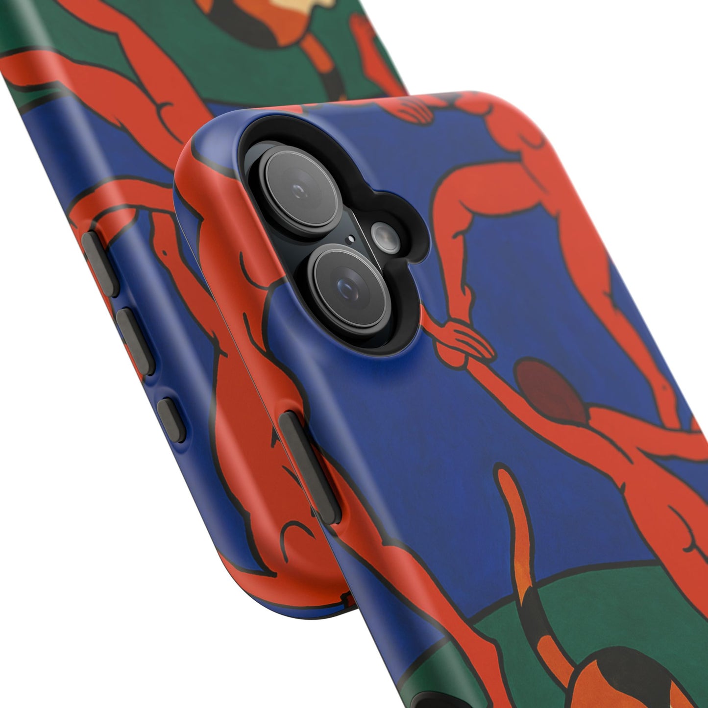 Dancing with the Cat – Matisse Inspired – iPhone 16, 15, 14, 13 – MagSafe Magnetic Tough Case by HitStickers