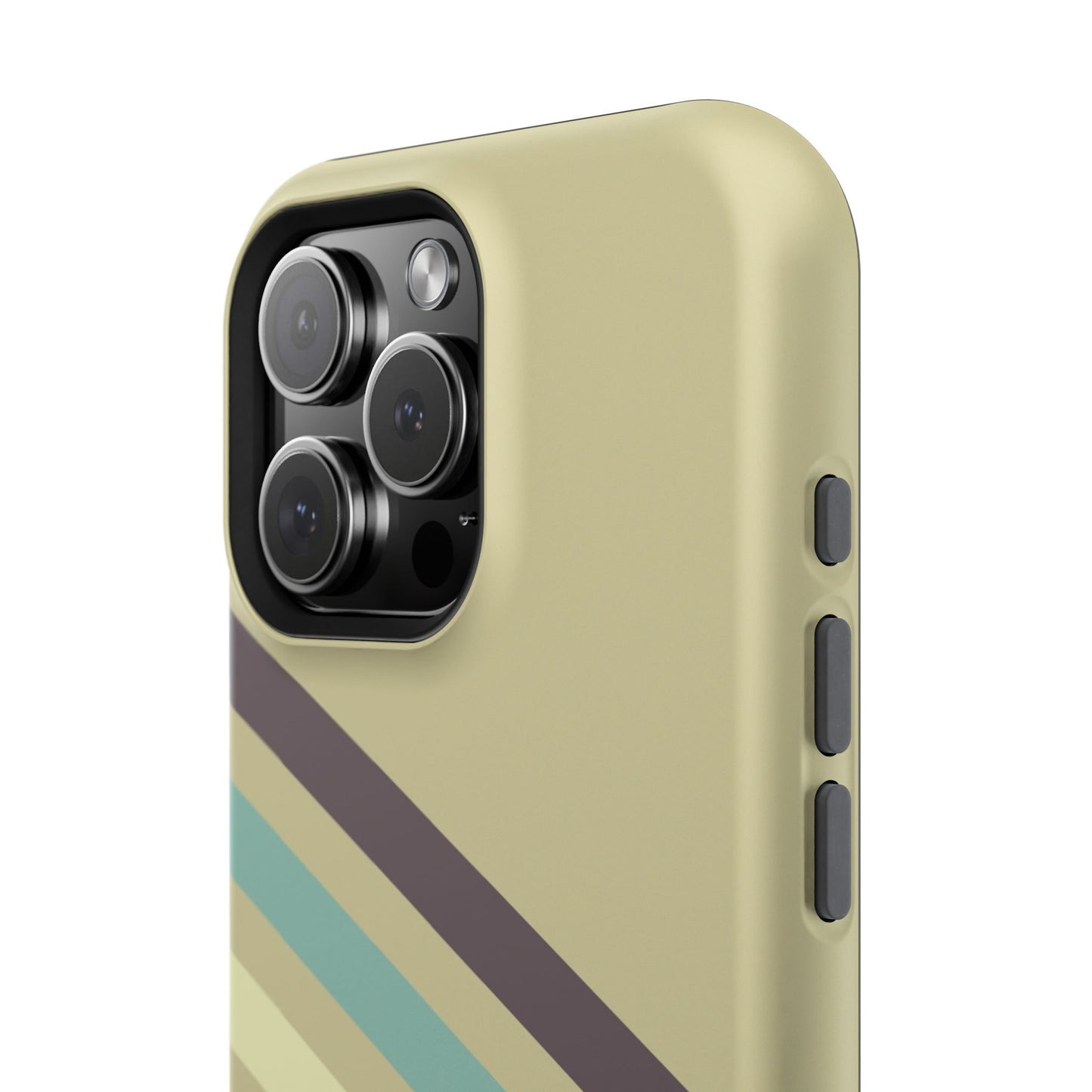 Retro Striped Case for iPhone 16, 15, 14, 13 - MagSafe Magnetic Tough Case by HitStickers