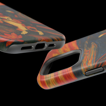The Cat Scream – Munch Inspired – iPhone 16, 15, 14, 13 – MagSafe Magnetic Tough Case by HitStickers