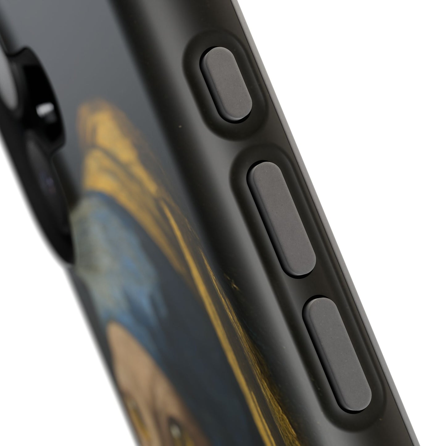 Cat with a Pearl Earring – Vermeer Inspired – iPhone 16, 15, 14, 13 – MagSafe Magnetic Tough Case by HitStickers