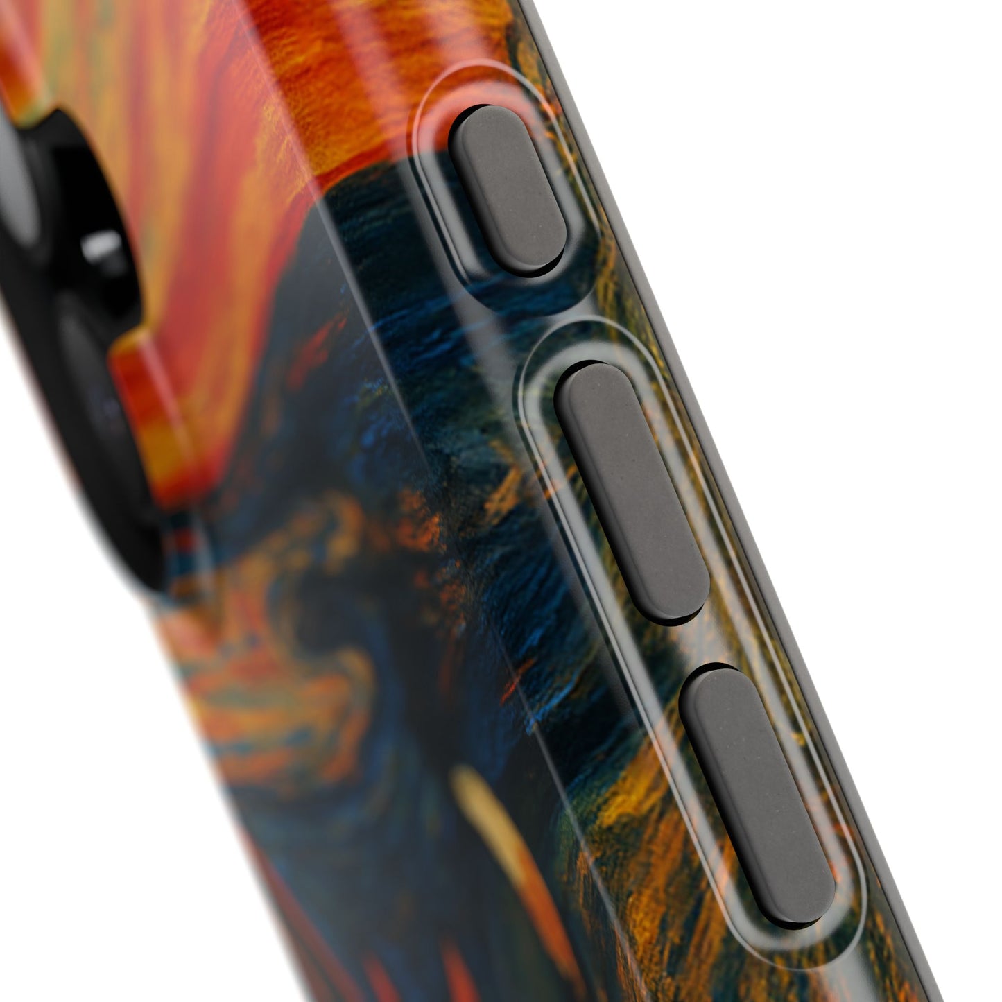The Cat Scream – Munch Inspired – iPhone 16, 15, 14, 13 – MagSafe Magnetic Tough Case by HitStickers