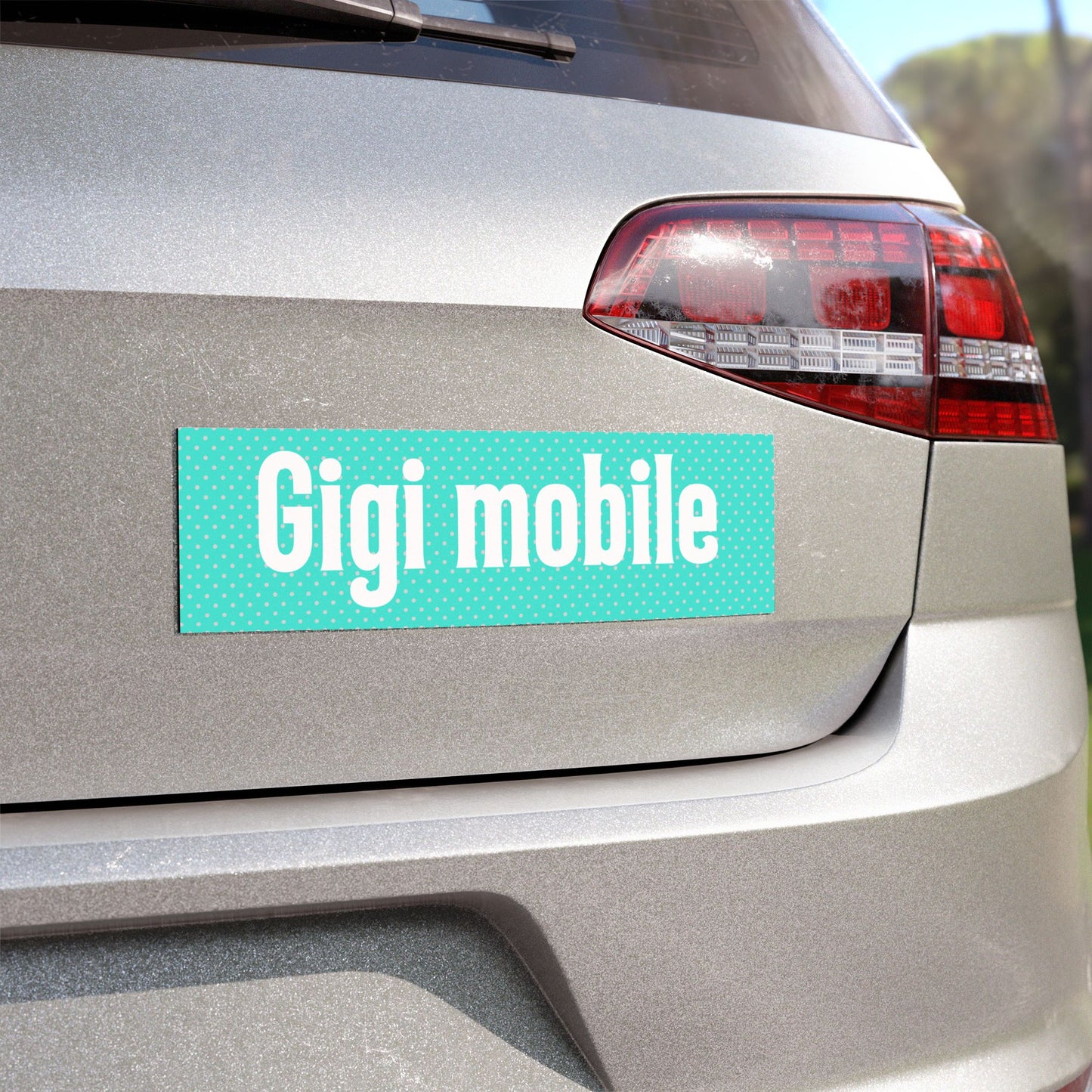 Gigi Mobile Car Magnet – Fun and Creative Vehicle Accessory - Bumper Sticker