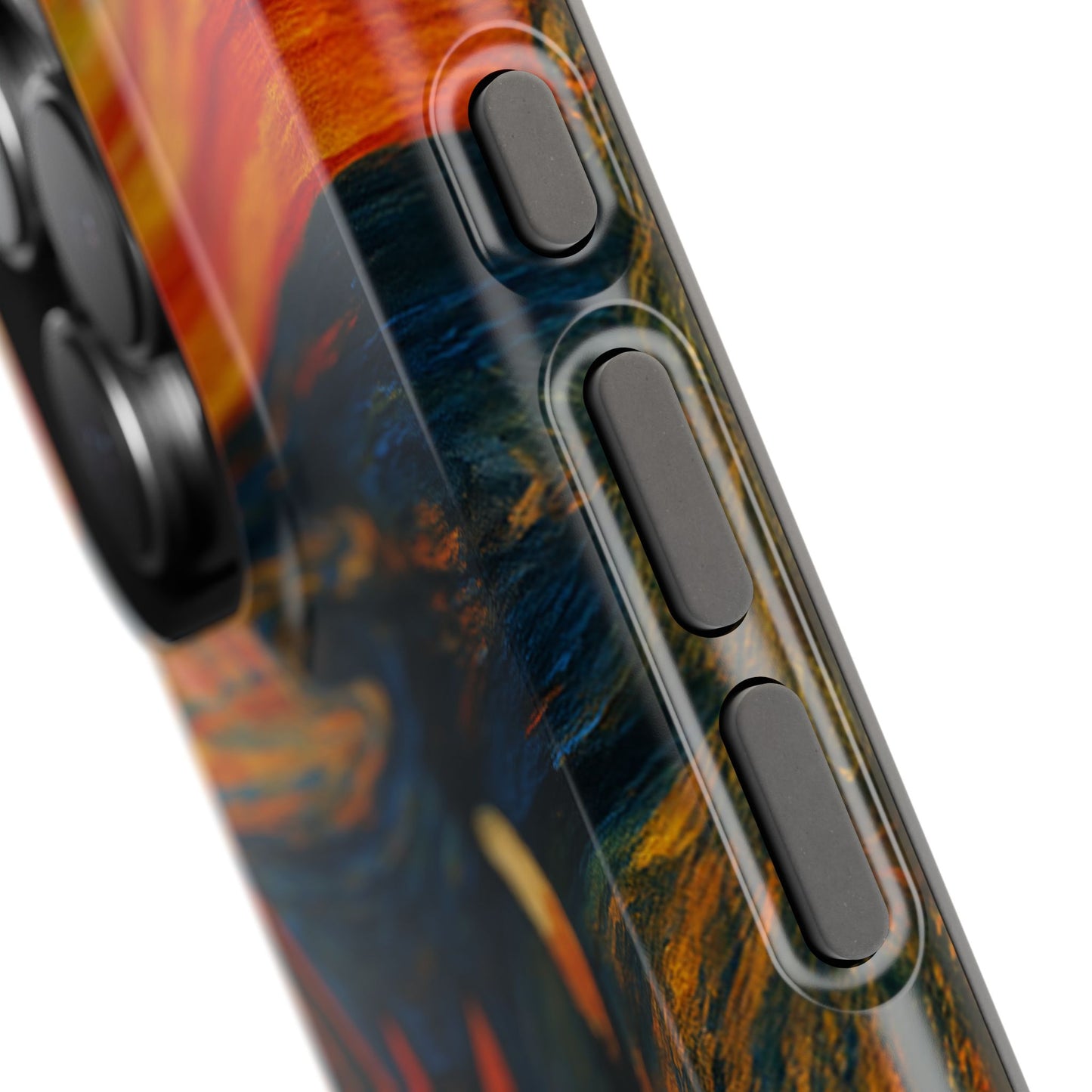 The Cat Scream – Munch Inspired – iPhone 16, 15, 14, 13 – MagSafe Magnetic Tough Case by HitStickers