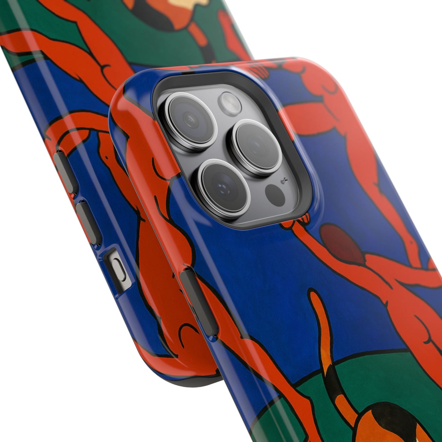 Dancing with the Cat – Matisse Inspired – iPhone 16, 15, 14, 13 – MagSafe Magnetic Tough Case by HitStickers