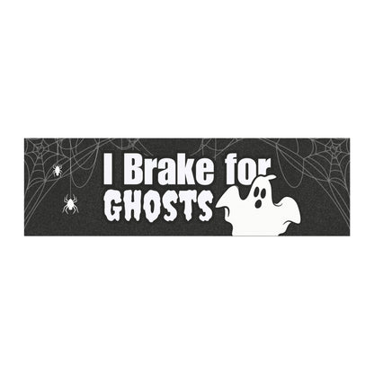 I Brake for Ghosts Car Magnet – Spooky and Humorous Vehicle Accessory - Bumper Sticker for Vehicles