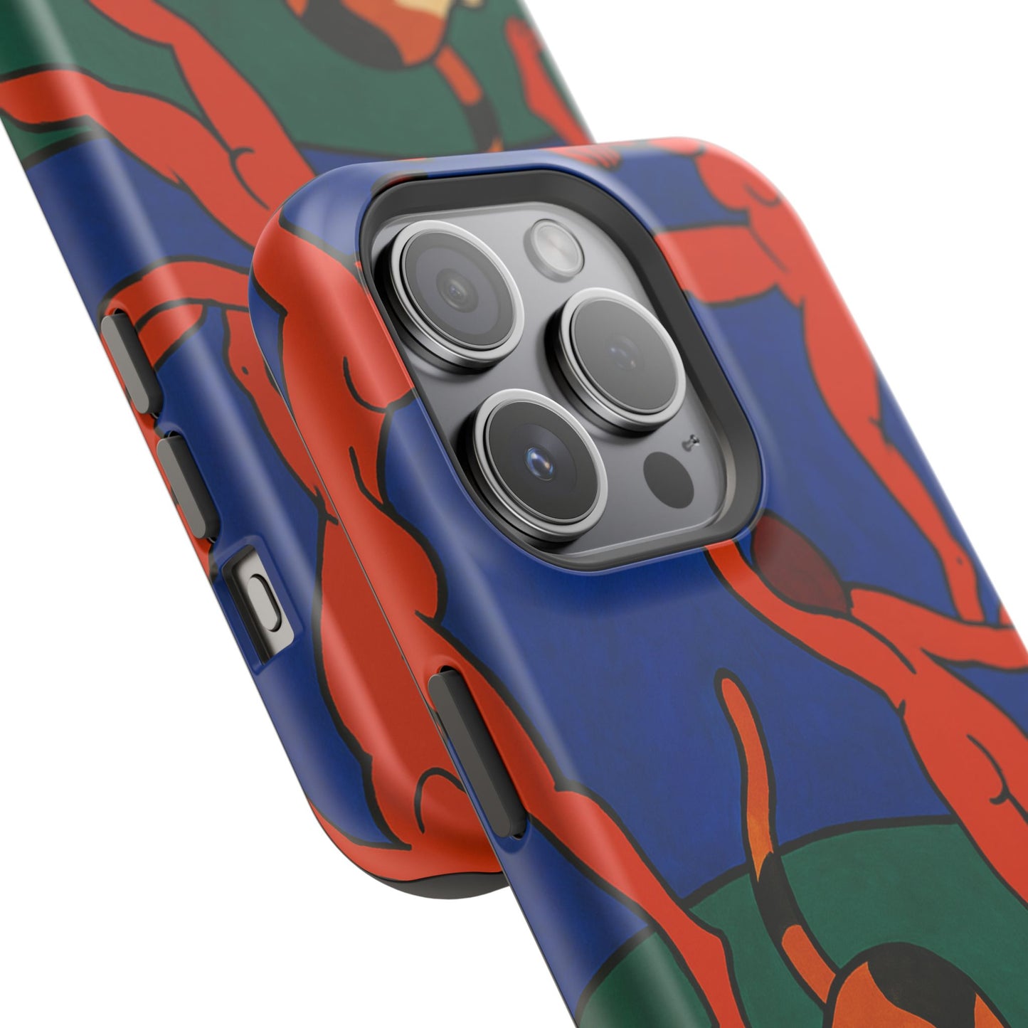 Dancing with the Cat – Matisse Inspired – iPhone 16, 15, 14, 13 – MagSafe Magnetic Tough Case by HitStickers