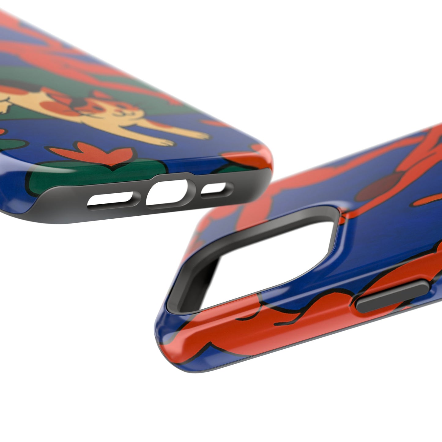 Dancing with the Cat – Matisse Inspired – iPhone 16, 15, 14, 13 – MagSafe Magnetic Tough Case by HitStickers