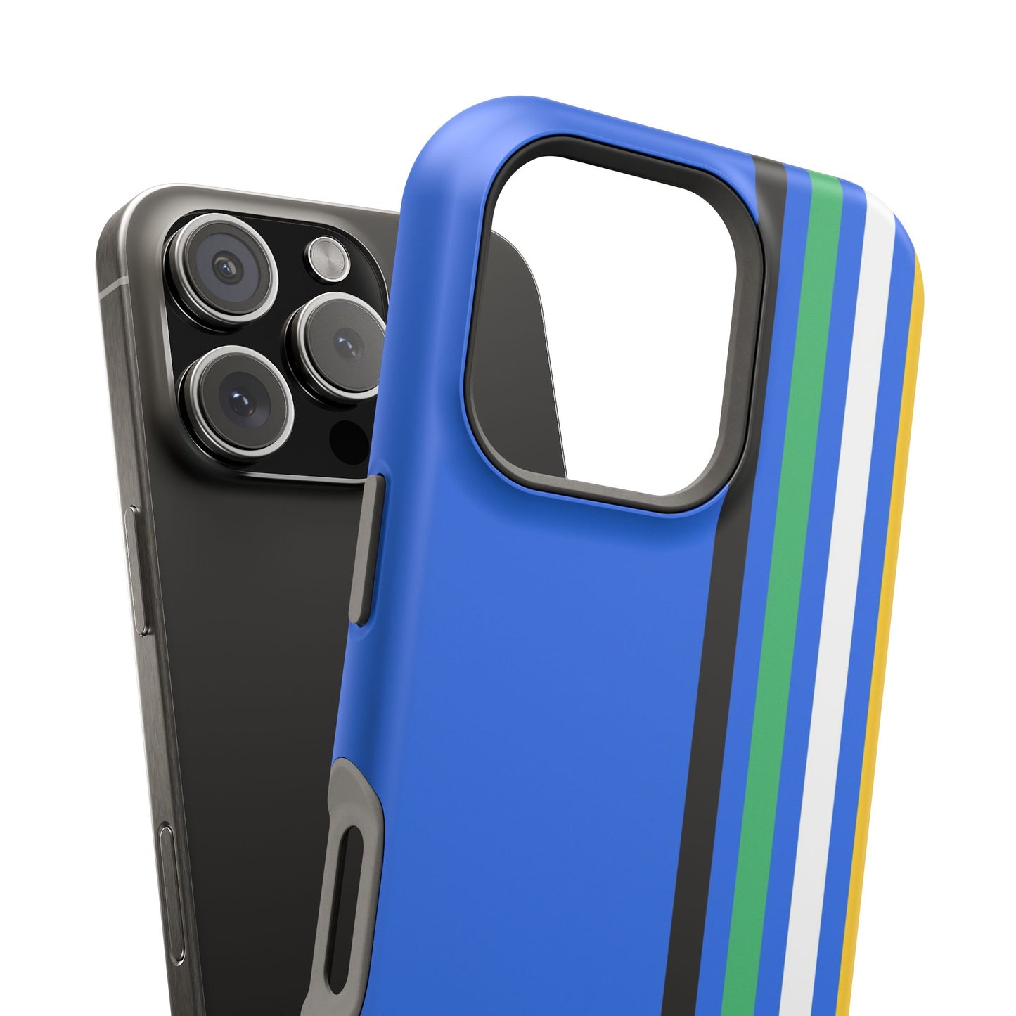 Electric Stripes iPhone 16, 15, 14, 13 - MagSafe Magnetic Tough Case by HitStickers