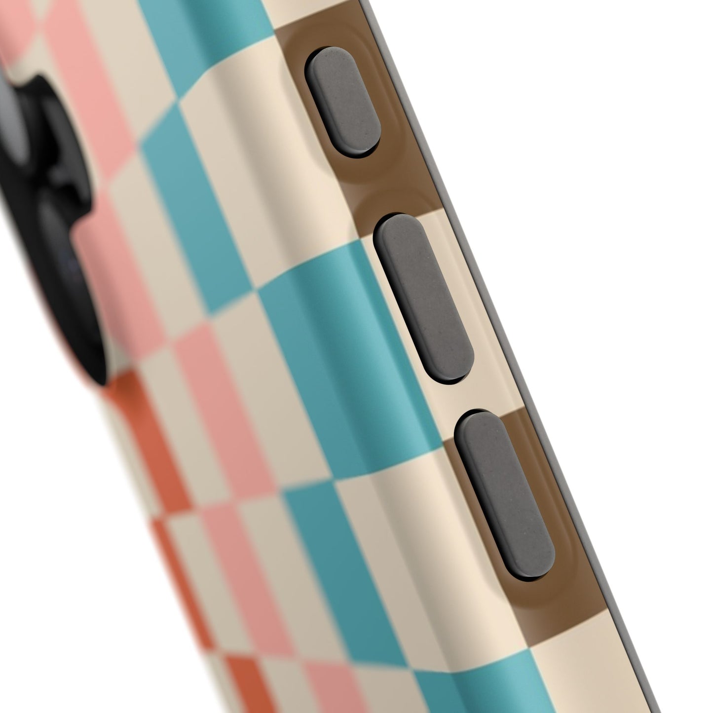 Retro Check Pop – iPhone 16, 15, 14, 13 – MagSafe Magnetic Tough Case by HitStickers