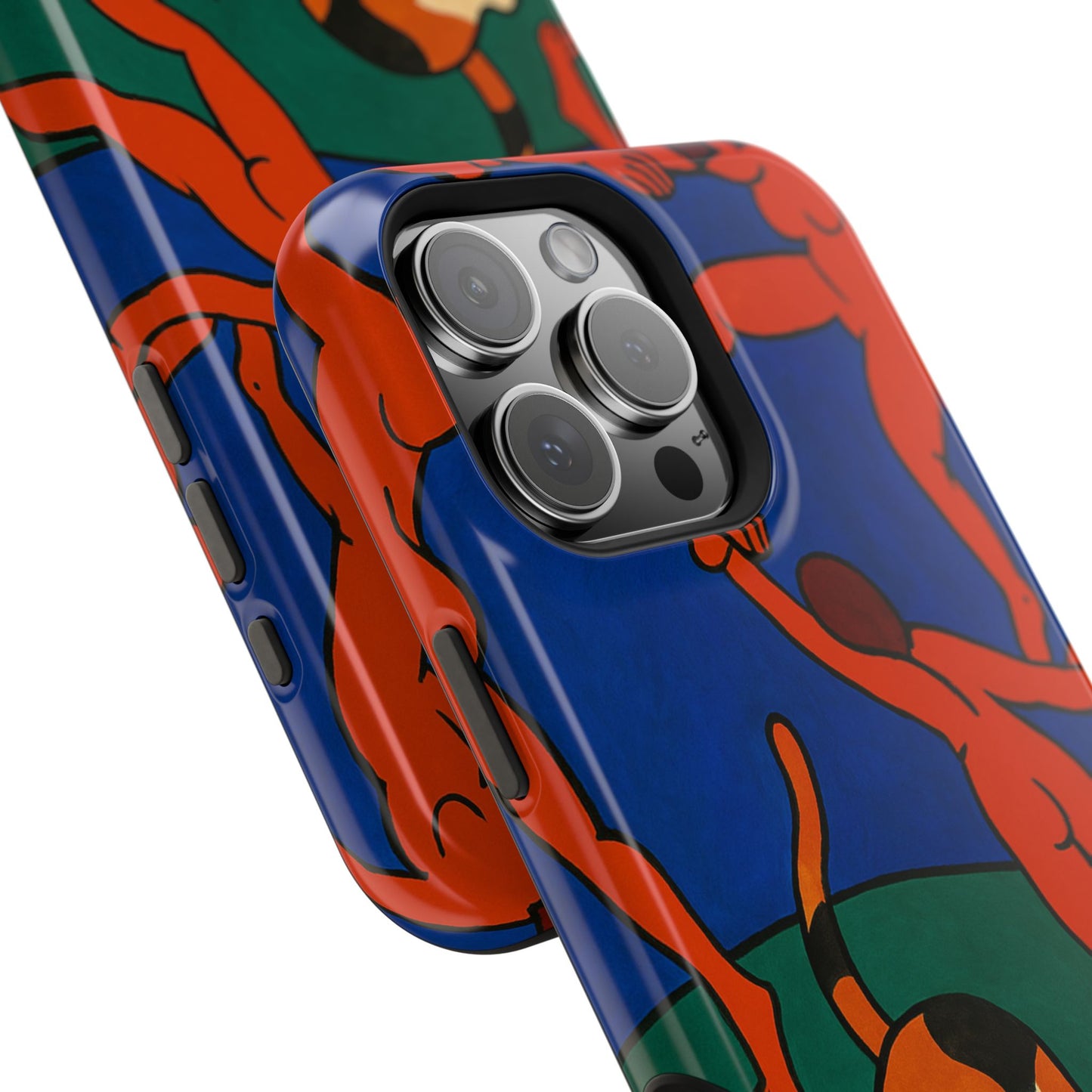 Dancing with the Cat – Matisse Inspired – iPhone 16, 15, 14, 13 – MagSafe Magnetic Tough Case by HitStickers